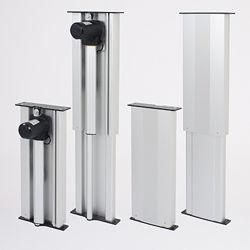 Columna eléctrica telescópica - MAC 210 series - Movetec A/S - de 2 etapas / 24 V / 12 V