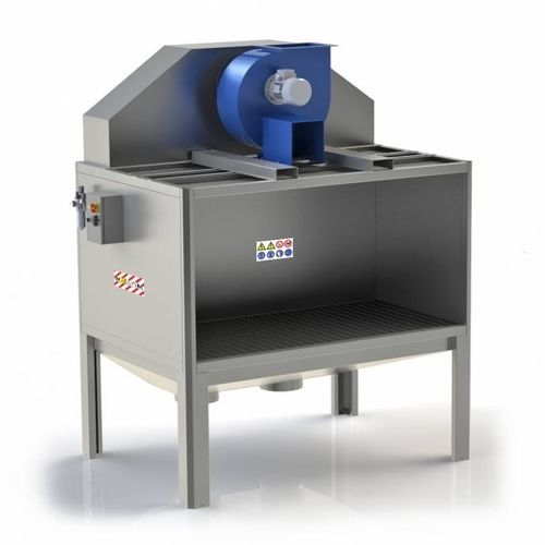 Mesa aspirante para el desempolvado - PVB - dena aspirazioni industriali - anticontaminación