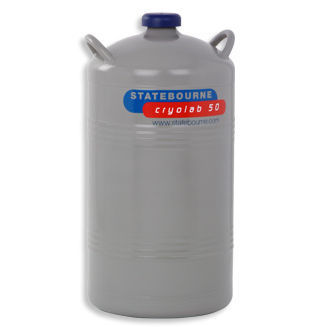 Vaso Dewar de laboratorio - Cryolab 50 - Statebourne Cryogenics Ltd. - para nitrógeno líquido / de almacenamiento / aluminio