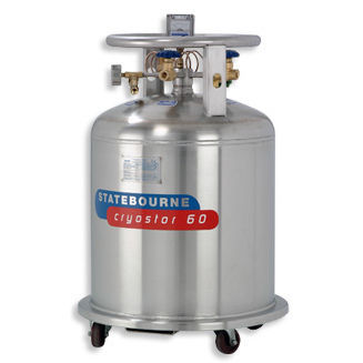 Dewar de laboratorio - Cryostor 60 - Statebourne Cryogenics Ltd. - para nitrógeno líquido / de almacenamiento / de acero inoxidable
