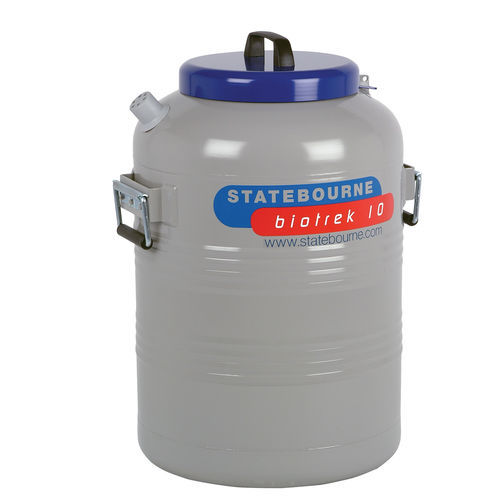 Dewar para muestras - Biotrek 10 - Statebourne Cryogenics Ltd. - para nitrógeno líquido / de almacenamiento / aluminio