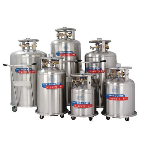 Dewar de laboratorio - Cryostor 400 - Statebourne Cryogenics Ltd. - para nitrógeno líquido / de almacenamiento / de acero inoxidable
