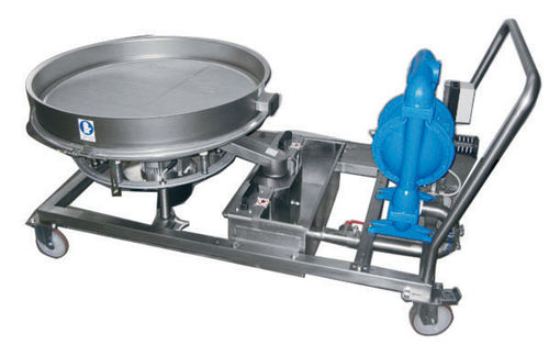 Tamiz para la industria - GRM 600-800-900-1200 - Virto Group - vibratorio circular / sólidos/líquidos / con soporte móvil