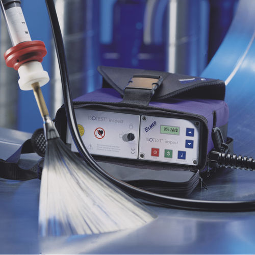 Detector de porosidad para revestimientos - ISOTEST® inspect 8.0/35 - ELMED Dr. Ing. Mense GmbH - de cepillo / portátil / visualizador LCD
