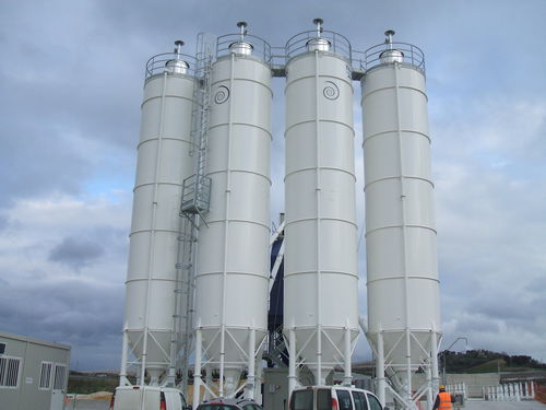 Silo soldado - EUROMECC - de cemento / para la industria