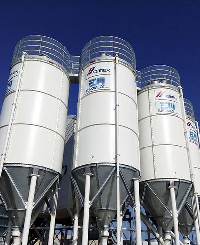 Silo empernado - EUROMECC - de cemento / para la industria