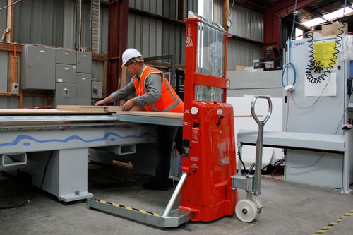 Apiladora semieléctrica - Quikstak® - Simpro Handling Equipment - con operador a pie