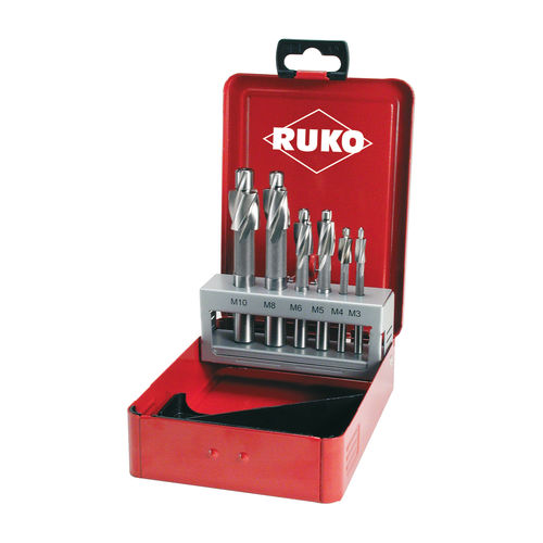 Avellanador monobloque - 10245 series - RUKO GmbH Präzisionswerkzeuge - de roscar / de desbastado / HSS