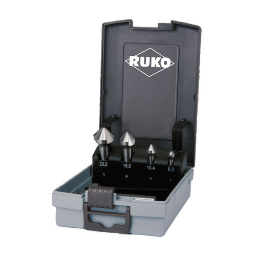 Avellanador monobloque - 10215 series - RUKO GmbH Präzisionswerkzeuge - de desbastado / HSS / CBN