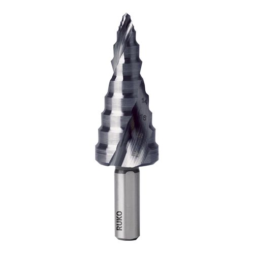 Broca de escalón - FLOWSTEP® 10165 series - RUKO GmbH Präzisionswerkzeuge - monobloque / para material plástico / para hierro fundido