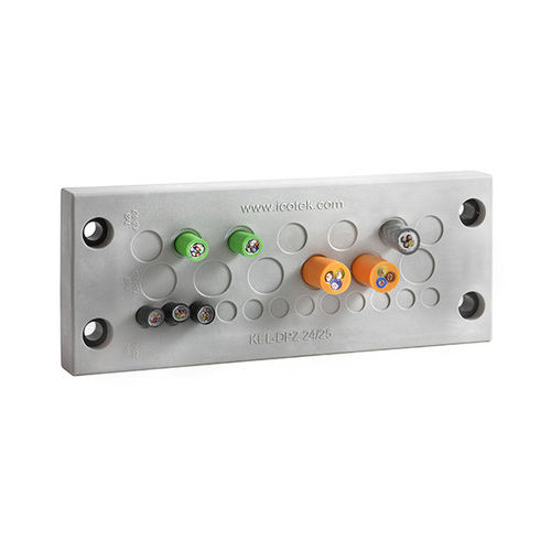 Placa de entrada de cable IP66 - KEL-DPZ series - icotek GmbH & Co. KG - IP65 / para armarios eléctricos / para aplicaciones higiénicas