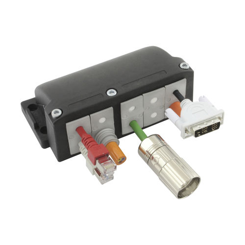 Marco de entrada de cable modular - KEL-FG-A  - icotek GmbH & Co. KG - IP54 / codo de 90º / para cables pre-ensemblados