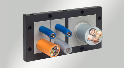 Marco de entrada de cable modular - KEL 183-E  - icotek GmbH & Co. KG - para cables pre-ensemblados