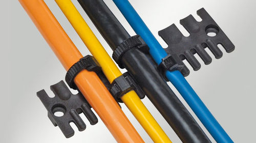 Brida antitracción rectangular - ZL series - icotek GmbH & Co. KG - de aluminio / para cable