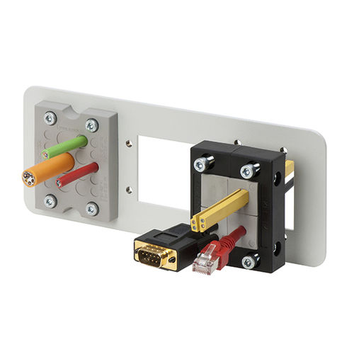 Placa de entrada de cable IP65 - FP  series - icotek GmbH & Co. KG - IP55 / IP54 / con carilla