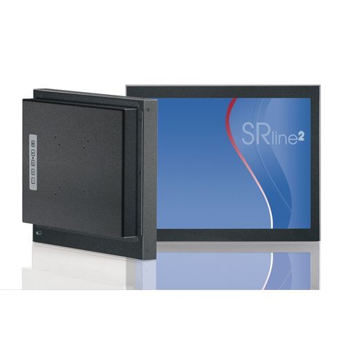 Monitor digital - M-IPC 17/8 - SR SYSTEM-ELEKTRONIK GmbH - 17" / 1280 x 1024 / montado sobre bastidor