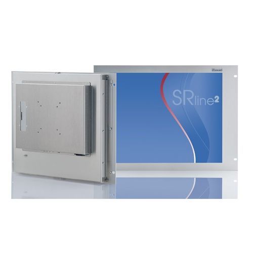 Monitor táctil - R-IPC 19/5 - SR SYSTEM-ELEKTRONIK GmbH - 19" / 1280 x 1024 / en rack 19''