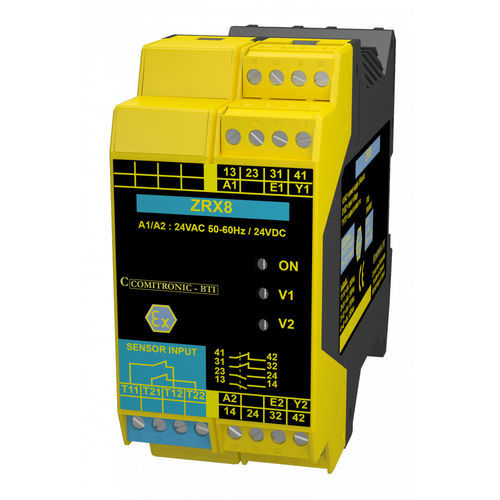 Relé de protección de sobreintensidad - ZRX8 - COMITRONIC - BTI - de sobrecarga / 2NC / 2NA