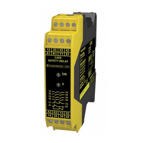 Módulo de extensión de seguridad - C4SX - COMITRONIC - BTI - en riel DIN / compacto