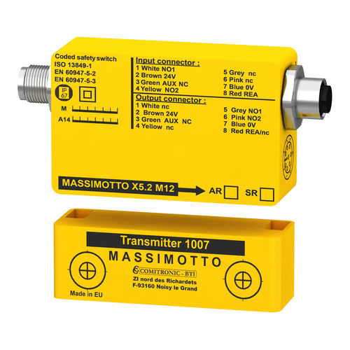 Interruptor de seguridad - MASSIMOTTO X5 series - COMITRONIC - BTI - unipolar / SIL 2 / IP67