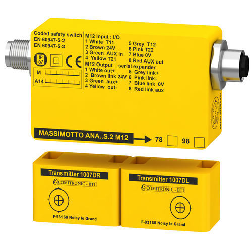 Interruptor de seguridad - MASSIMOTTO ANA series - COMITRONIC - BTI - unipolar / resistente a las vibraciones / de puerta