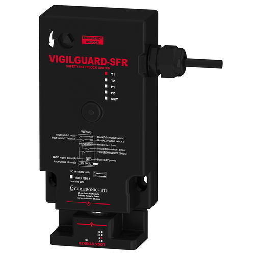 Dispositivo de bloqueo de seguridad para puertas - VIGILGUARD-SFR - COMITRONIC - BTI