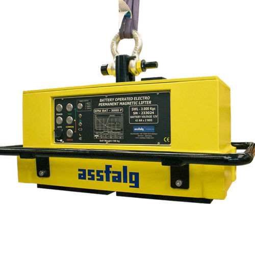 imán de elevación electropermanente con batería - Assfalg GmbH