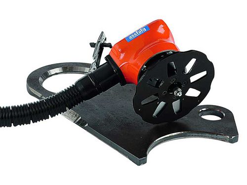Achaflanadora con desbarbadora neumática - ASO 310 - Assfalg GmbH - portátil de mano / de contorno / para borde derecho