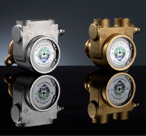 Bomba de paletas - PO 500-1000 series - Fluid-o-Tech s.r.l. - para productos agroalimentarios / eléctrica / de cebado estándar