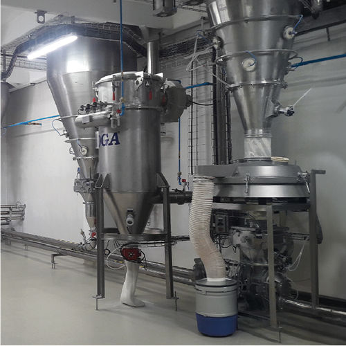 Sistema de transporte neumática - OGA SISTEMVAC - para la industria alimentaria / para la industria farmacéutica / para pulverulentos