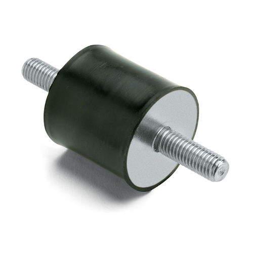 Soporte antivibratorio cilíndrico - MM series - GeTech - de elastómero / metálico / tipo A
