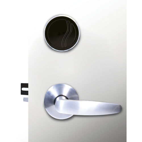Cerradura de llave - Saflok Quantum RFID - dormakaba - electrónica / para puerta / de latón