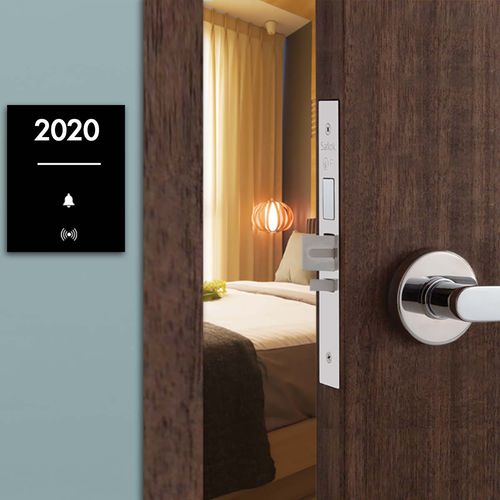 Cerradura electrónica - Saflok SR3  - dormakaba - para puerta / de latón / a ras