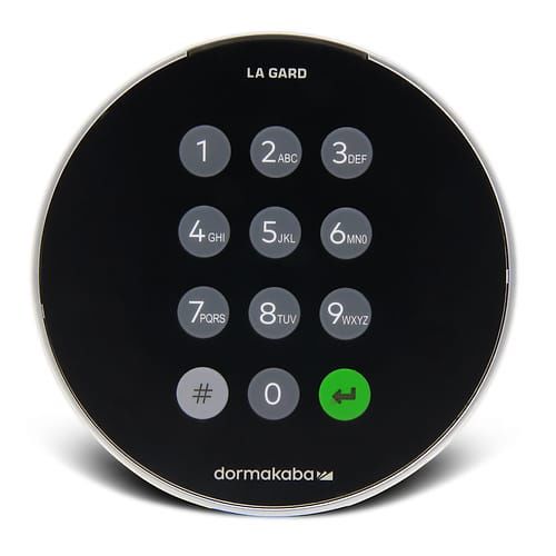 Cerradura con pestillo - LA GARD 700 series - dormakaba - de combinación / electrónica / para puerta