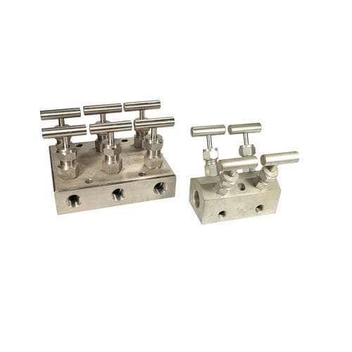 Manifold multivía - Redfluid SL - de acero inoxidable / de distribución / para aire
