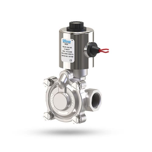 Electroválvula de diafragma - PCN series  - UFLOW AUTOMATION - de control asistido / de 2 vías / NC