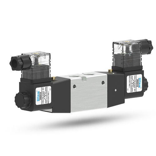 Distribuidor neumático de cajón - DCC-E series - UFLOW AUTOMATION - accionado neumáticamente / de 5/2 vías / de cartuchos