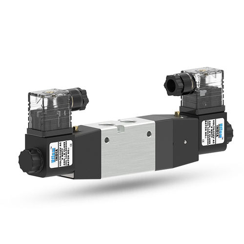 Distribuidor neumático de cajón - DCC series - UFLOW AUTOMATION - accionado neumáticamente / de 5/3 vías / de aluminio