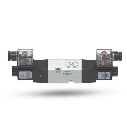 Distribuidor neumático de cajón - DCC- K1RV1 - UFLOW AUTOMATION - con accionamiento manual / de 3/2 vías / de 5/2 vías