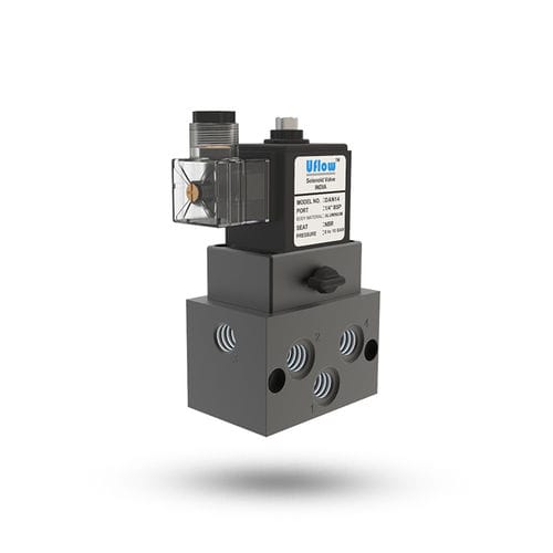 Electroválvula de control asistido - TFA1 - UFLOW AUTOMATION - de 5 vías / aire / a prueba de llamas
