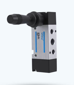 Distribuidor neumático de cajón - DCS-L series - UFLOW AUTOMATION - de palanca / de 5/3 vías / compacto