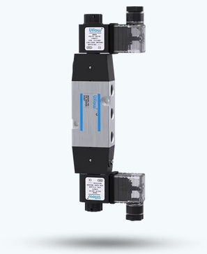 Distribuidor neumático de cajón - DCS - UFLOW AUTOMATION - accionado neumáticamente / de 5/2 vías / de 3/2 vías
