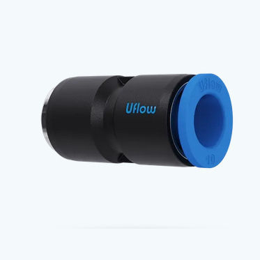 Racor neumático - V0-22 series - UFLOW AUTOMATION - push-in / de plástico / macho