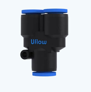 Racor neumático - V0270404 - UFLOW AUTOMATION - push-in / roscado / en Y