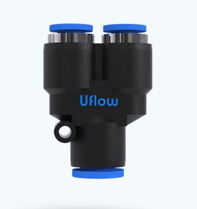 Racor neumático - VO-280 series - UFLOW AUTOMATION - push-in / roscado / en Y
