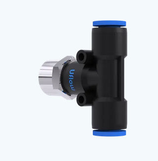 Racor neumático - VO - UFLOW AUTOMATION - roscado / en T / de plástico