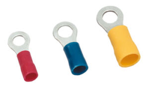 Terminal sin soldadura con ollao - B100S series - MECATRACTION - tubular / aislado / de cobre