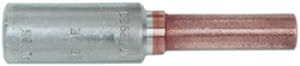Terminal sin soldadura con clavija cilíndrica - E-AU series  - MECATRACTION - tubular / sin aislamiento eléctrico / bimetálico