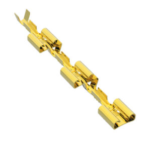 Terminal sin soldadura hembra - 0043- P/DP series - MECATRACTION - de desconexión rápida / sin aislamiento eléctrico / de cobre