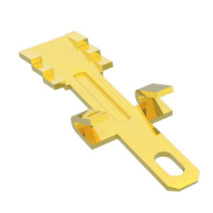 Terminal sin soldadura de engaste - MECATRACTION - plano / sin aislamiento eléctrico / de cobre
